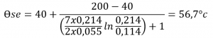 Exemple : calcul d’une température de surface à partir d’une épaisseur